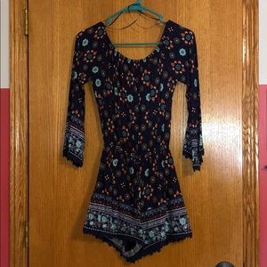 Off the shoulder romper